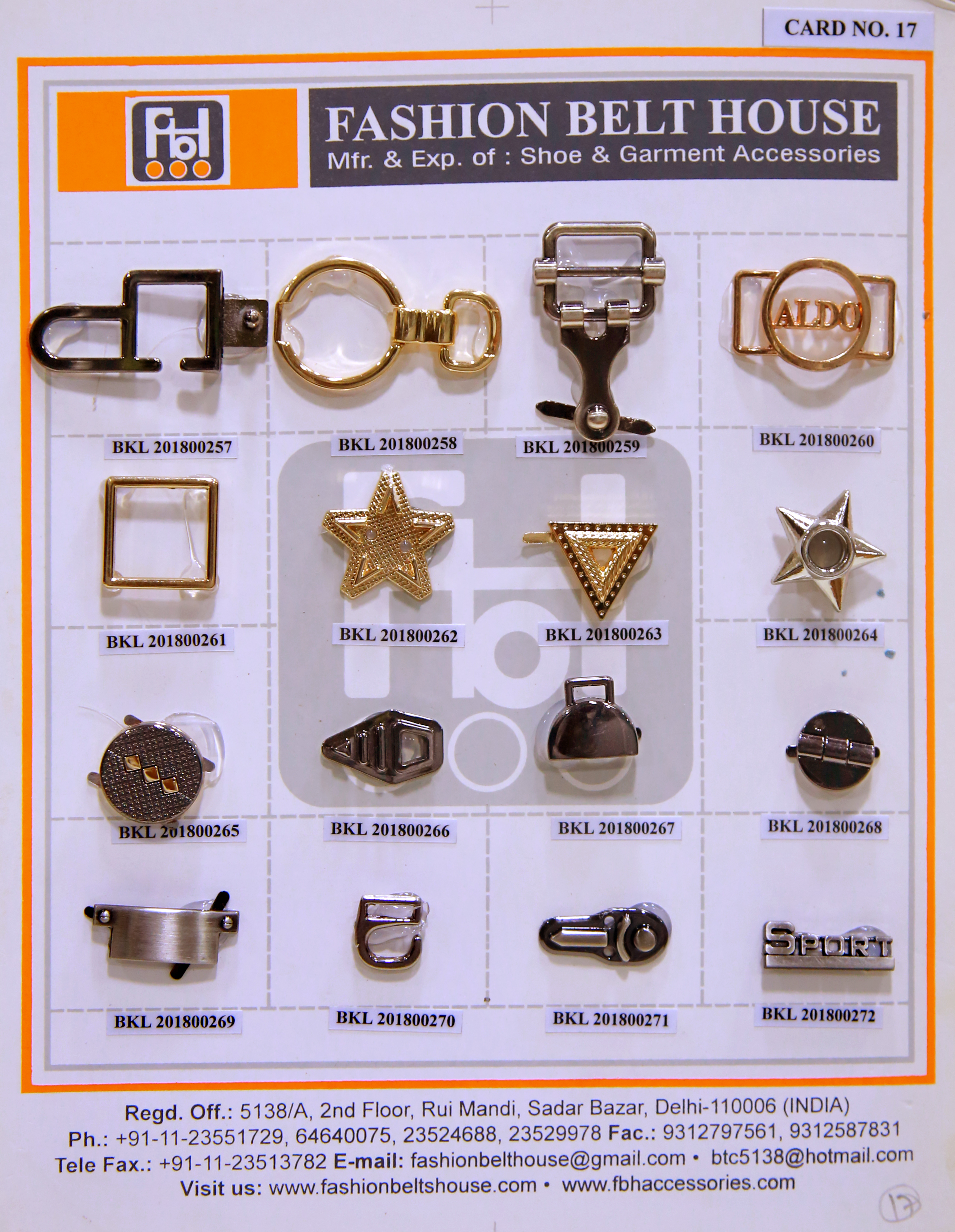 HIGH FASHION SHOE ACCESSORIES