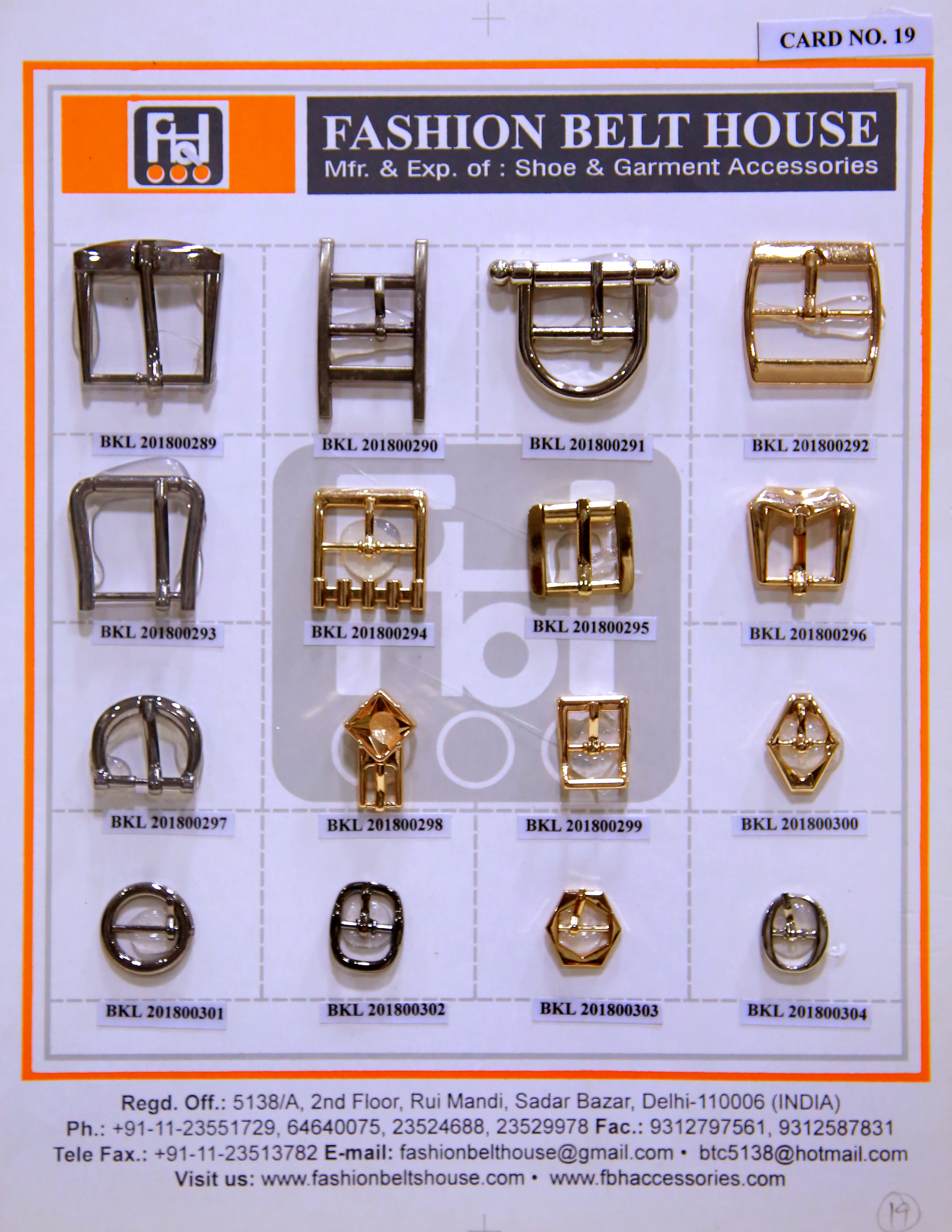 HIGH FASHION SHOE ACCESSORIES