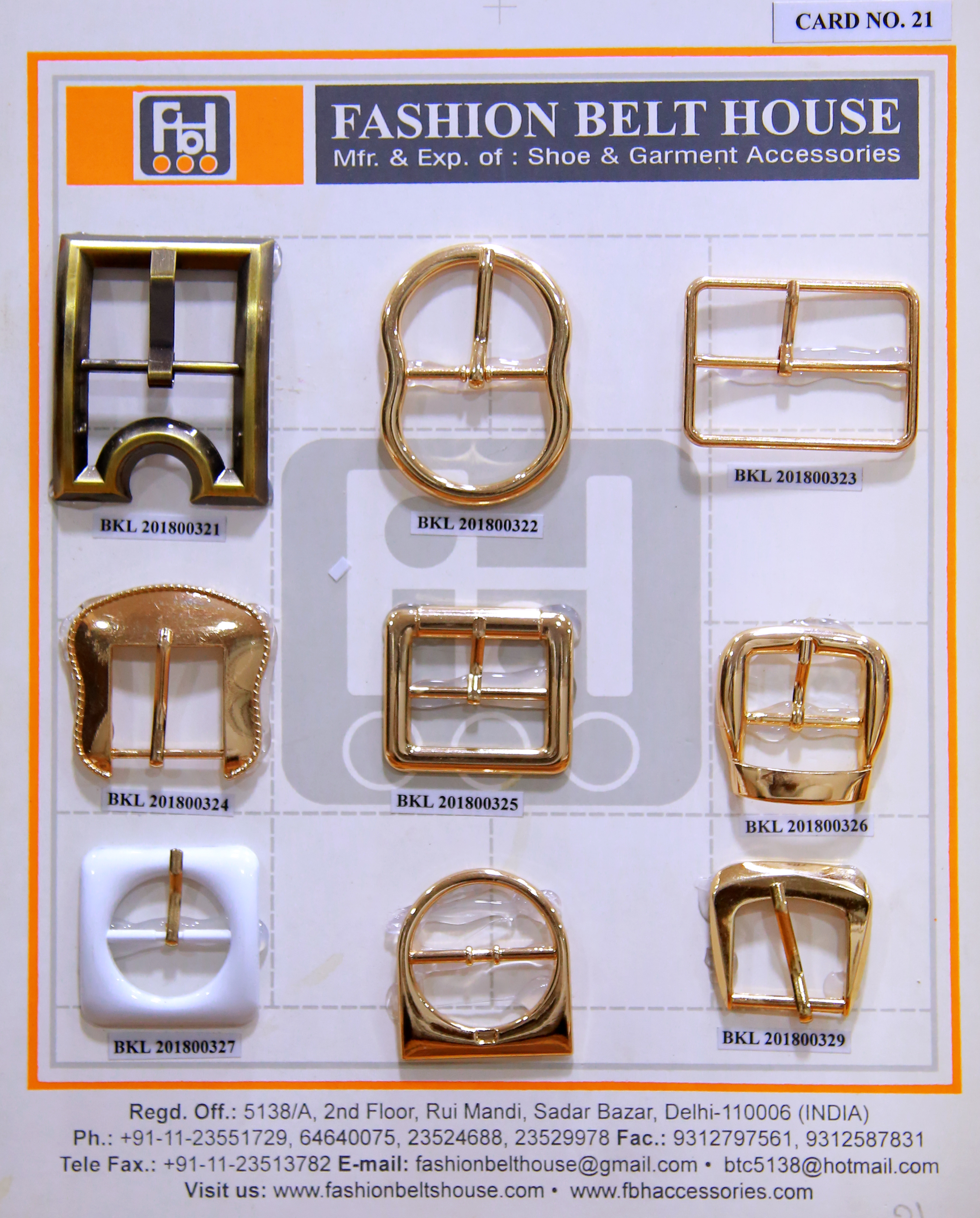 HIGH FASHION SHOE ACCESSORIES