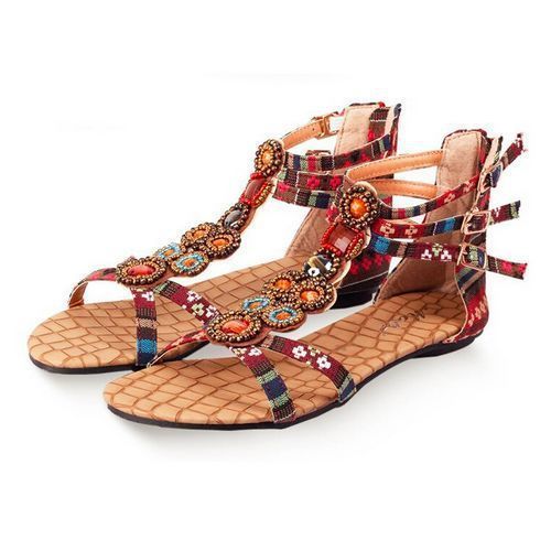 Embroidred Sandals