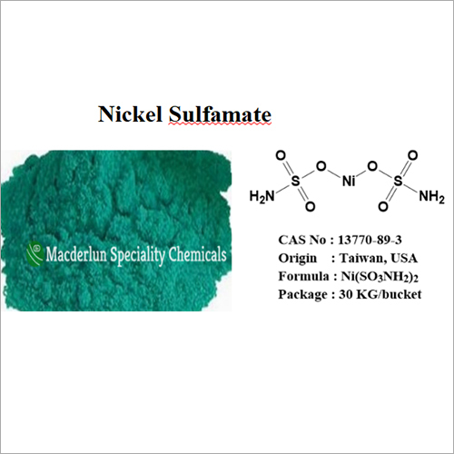 Nickel Sulphamate Nickel Sulfamate Manufacturers, Suppliers & Exporters