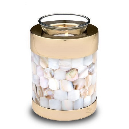 Tealight Mother Of Pearl Cremation Urn