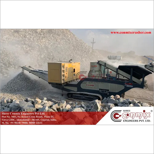 Track Mounted Mobile Cone Crusher Application: Stone Secondary Crushing