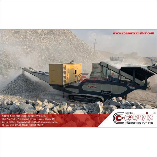 Track Mounted Mobile Cone Crusher Application: Stone Secondary Crushing