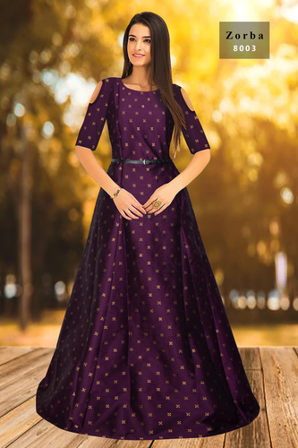 Wine Red Evening Gown