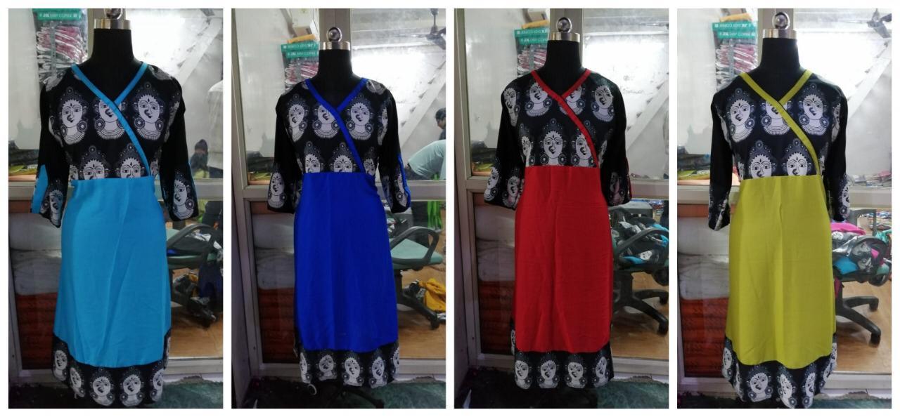 Fashionable And Trendy Rayon Kurti