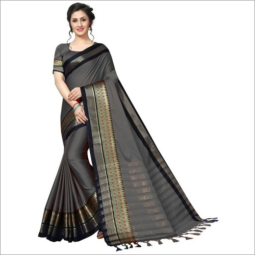 Meenakari Embroidery Design Saree