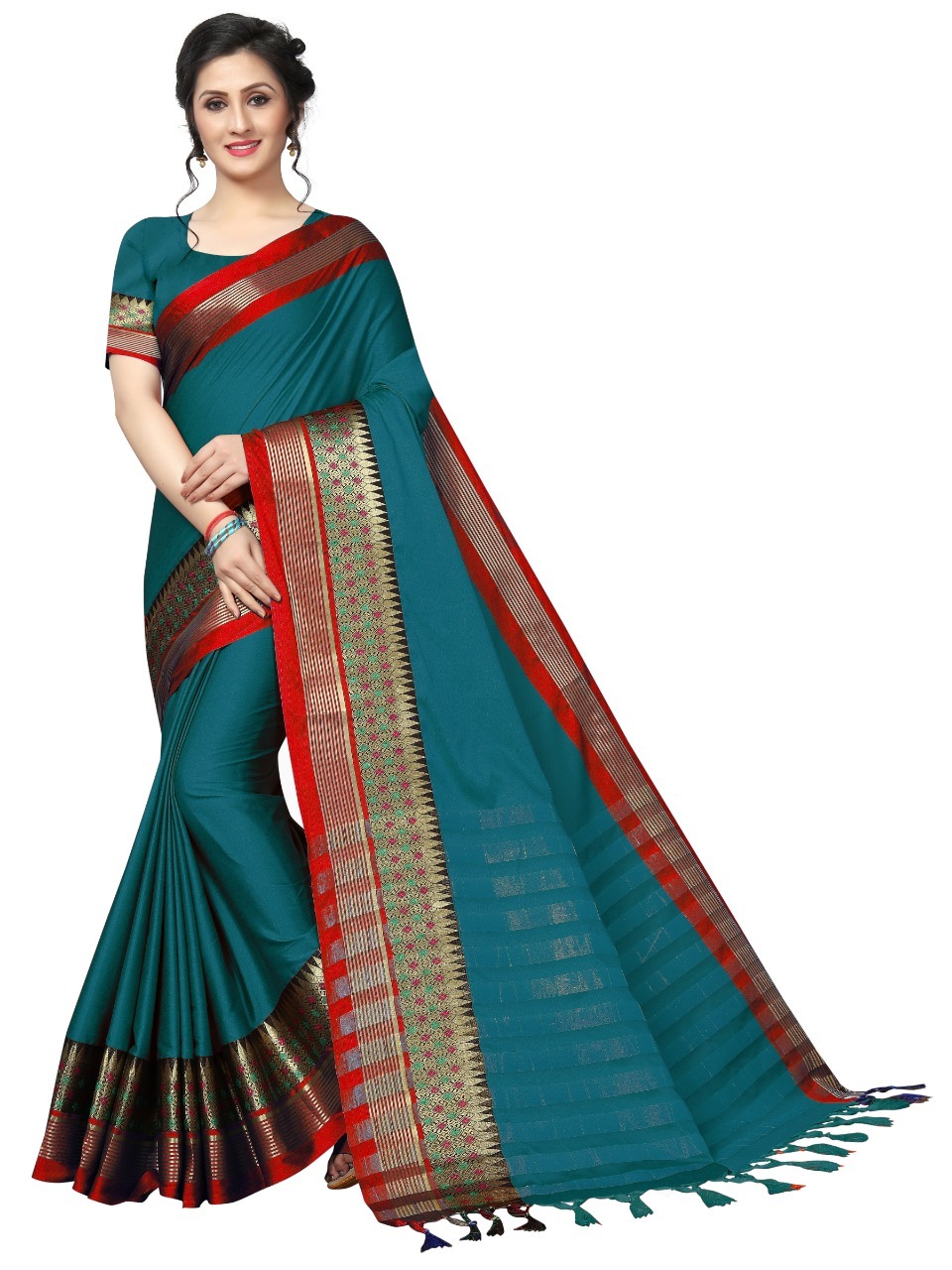 Meenakari Embroidery Design Saree