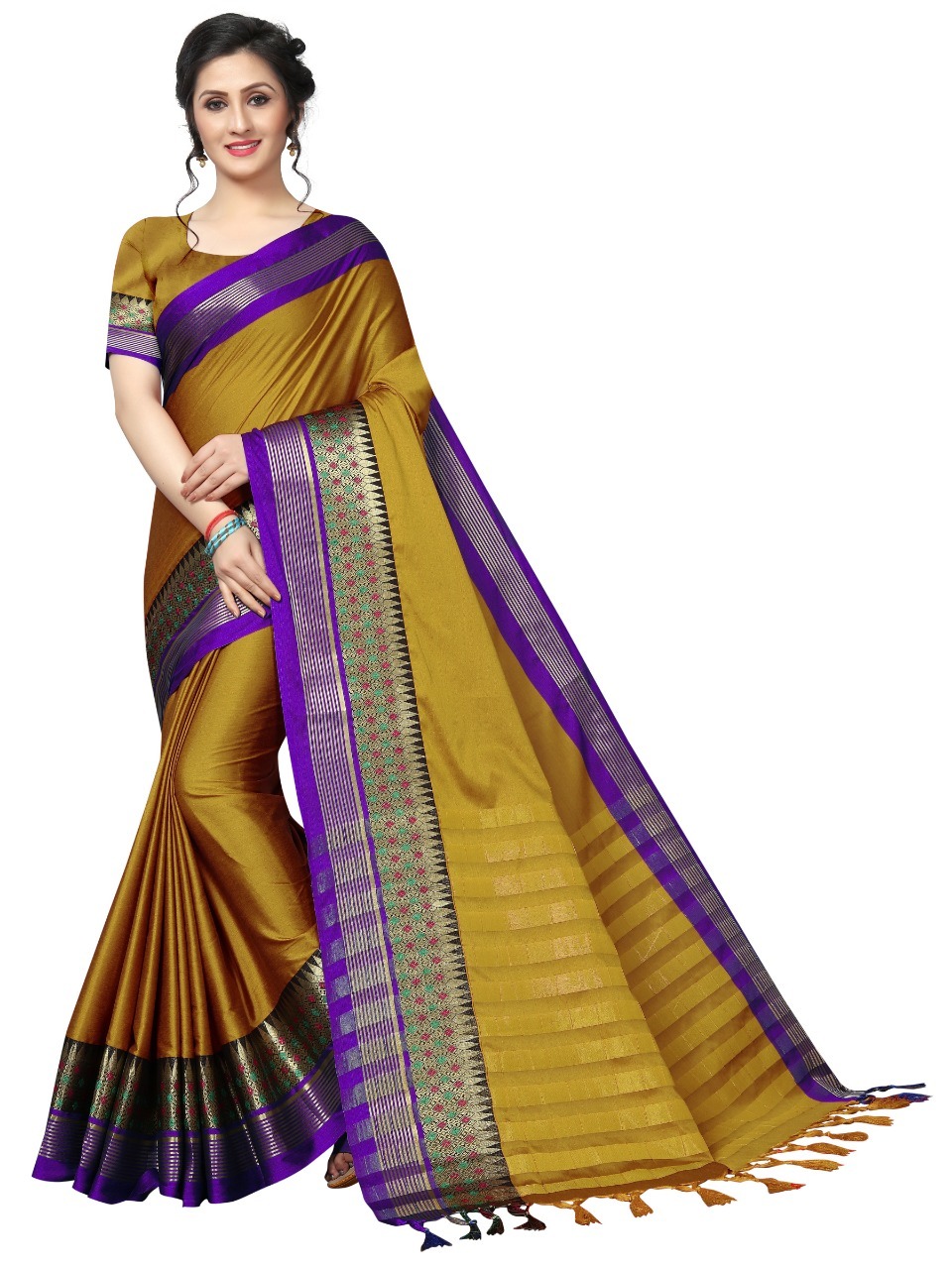 Meenakari Embroidery Design Saree