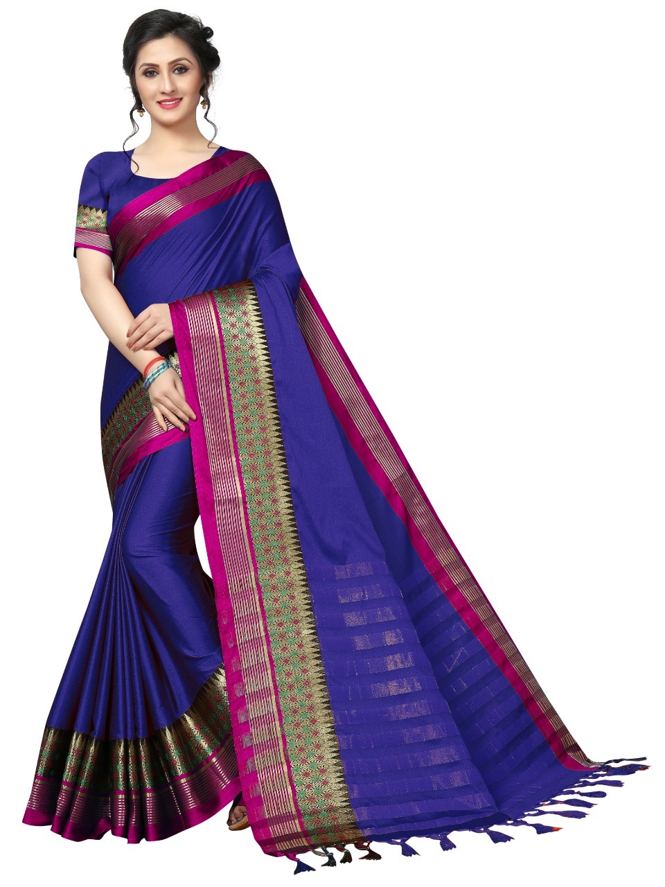 Meenakari Embroidery Design Saree