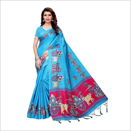 Matki Colour Combination Silk Saree