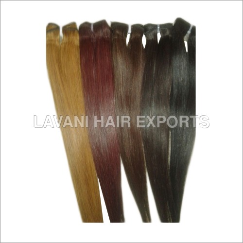 Yellow And Brown And Black Straight Hair Extension