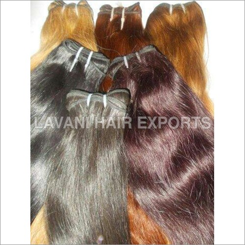 Coloured Temple Human Hair Extension