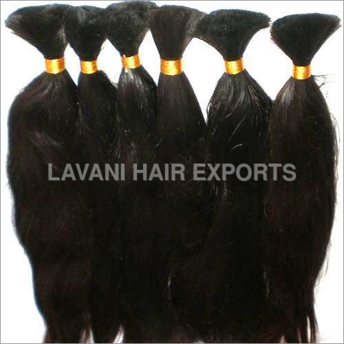 Black Bulk Human Hair Extension