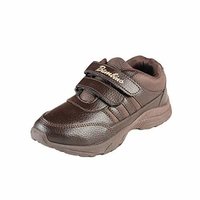 Liberty Shoes - Leather & Synthetic, Various Sizes, Brown | Hook And Loop Closure, Breathable, Durable, Lightweight, Comfortable, Supportive, Rubber Sole