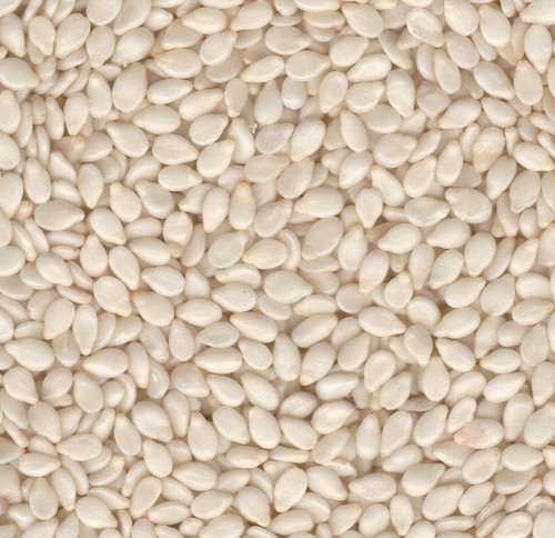 Organic Hulled White Sesame Seeds