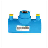 Tapping Saddle - High Quality Pvc, Size 63x1/2 -3/4 -1, Blue Color, 40 Pcs Packing | Durable And Reliable For Air Valve Installation