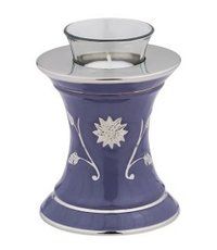 Baroque Shadow Tealight Cremation Urn