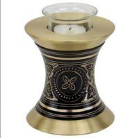 Baroque Shadow Tealight Cremation Urn