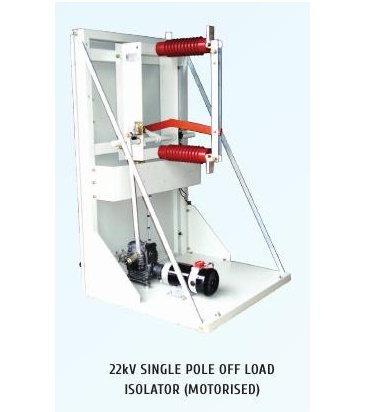 22kV Single Pole Off Load Motorized Isolators