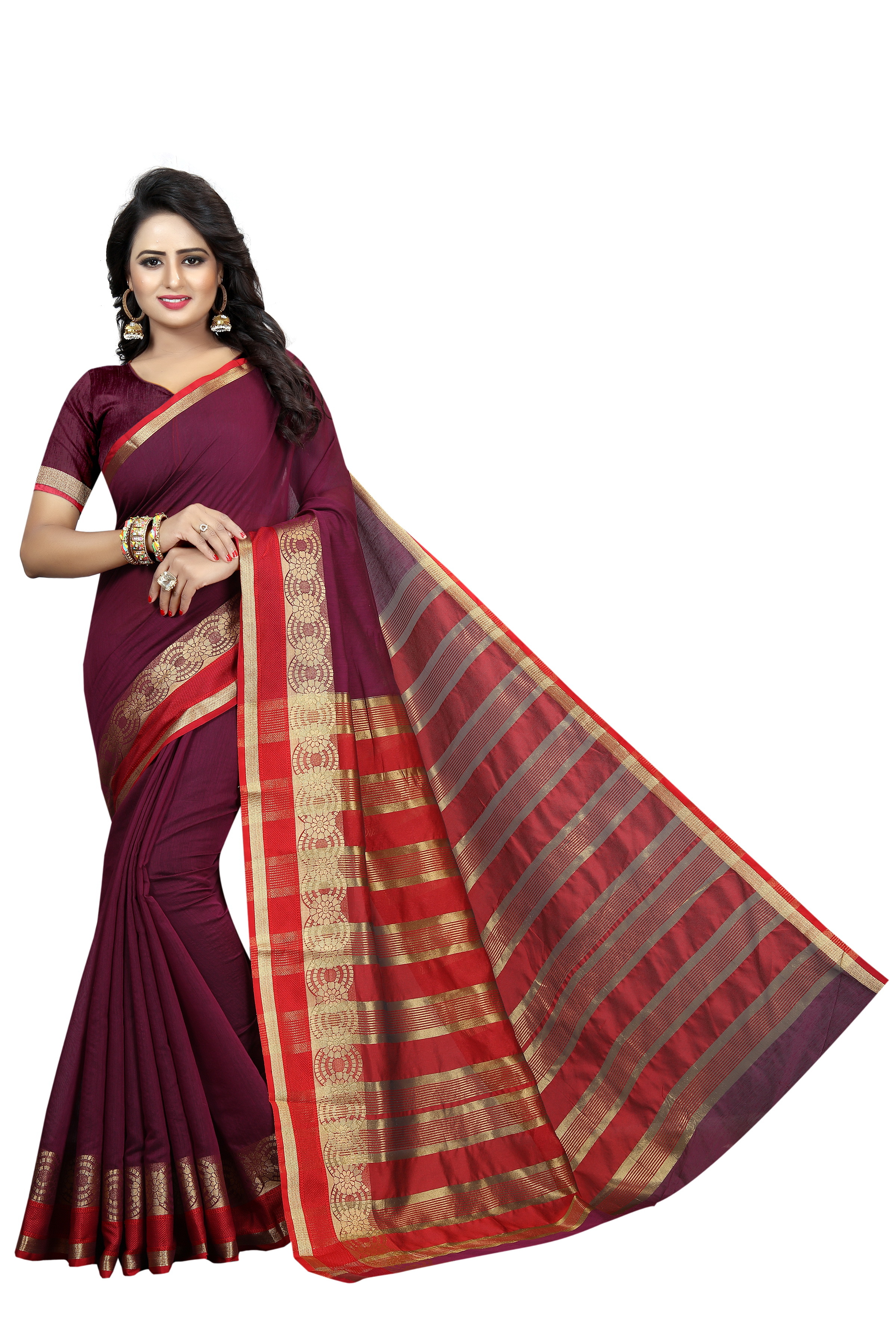 New Cotton Printed Saree