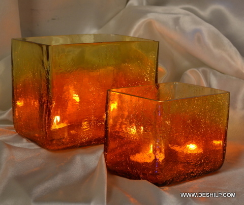 Square Tea Light Candle Holder, For Decoration