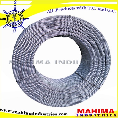 Galvanized Steel Wire Rope By MAHIMA INDUSTRIES