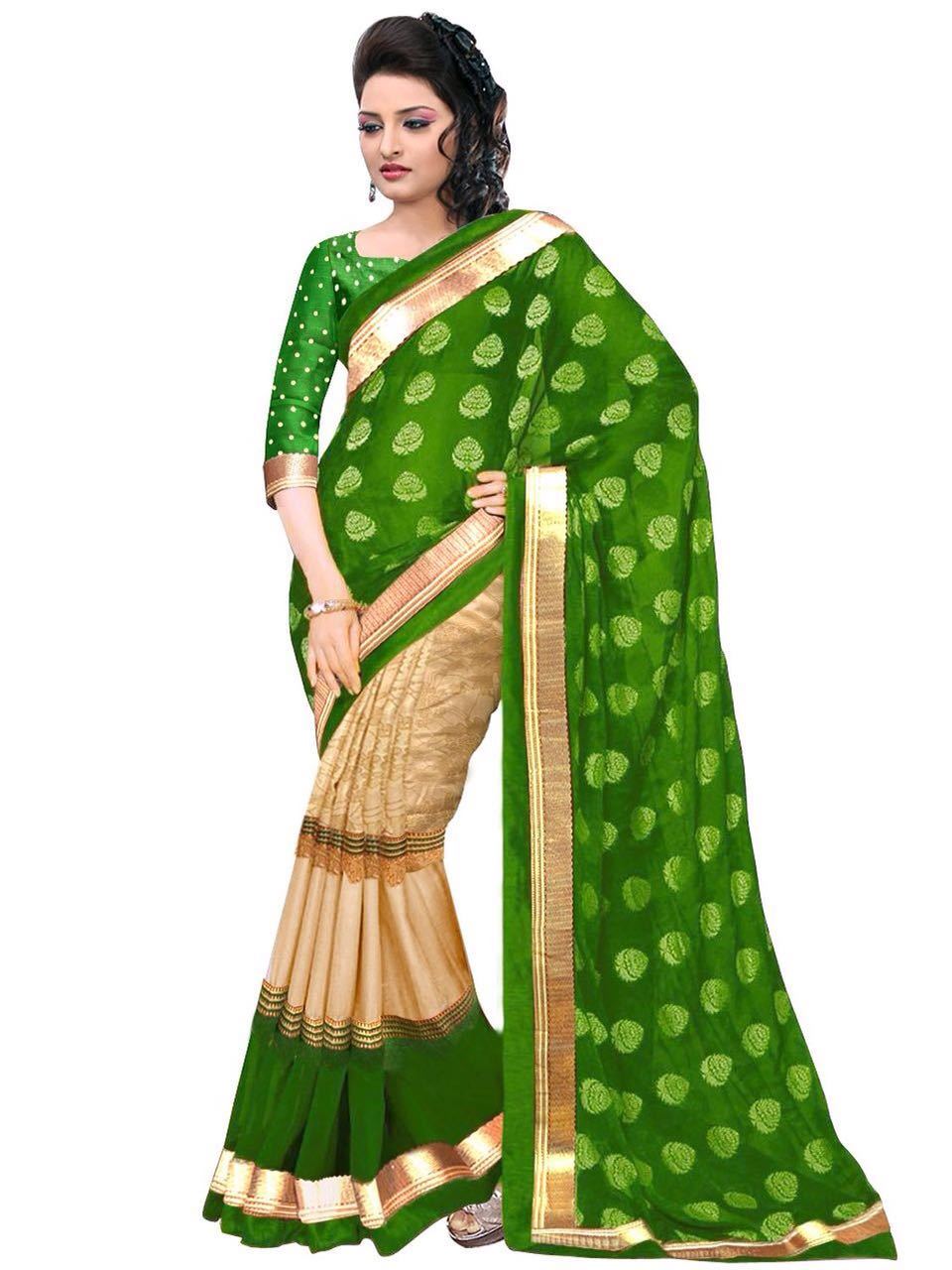 New Chocolate silk saree