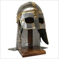 Steel Chain Mail Medieval Viking Helmet