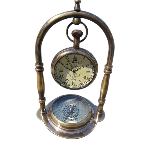 Brass Table Clock