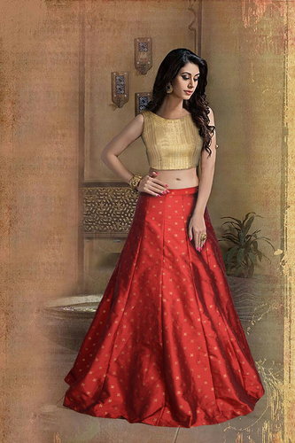 Marooon Party Lehenga