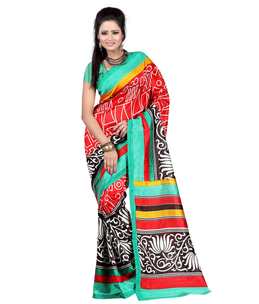 Cotton silk saree