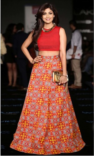 Red Long Lehengas
