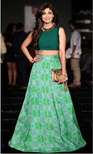 Green Ladies Lehenga Choli