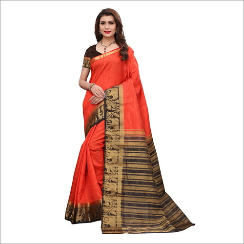 Jungle Book Kanjivaram Silk Saree
