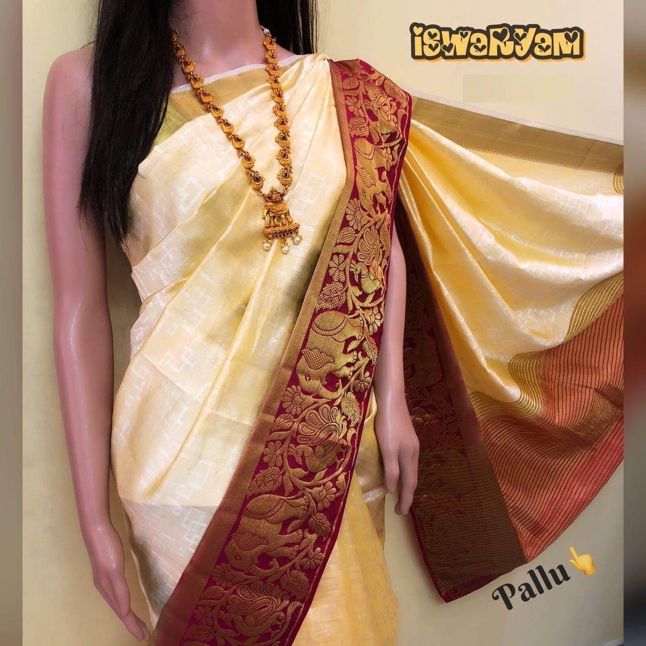 Jungle Book Kanjivaram Silk Saree