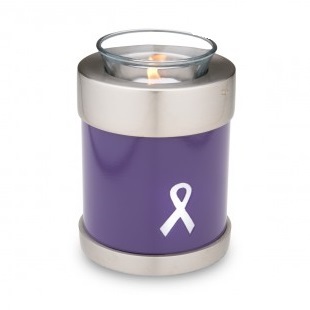 Tealight Awareness Purple