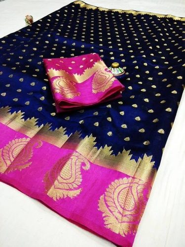 Mango Butta Kanjivaram Silk Saree