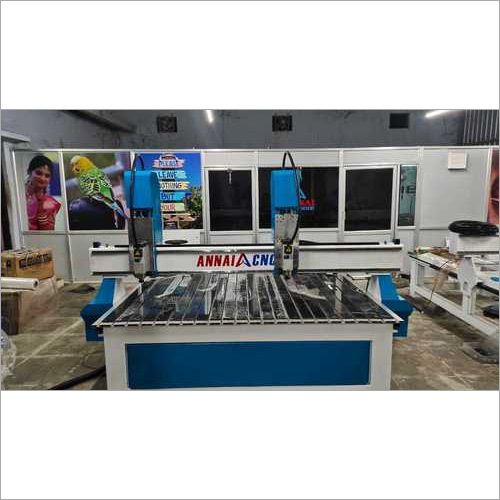 Fully Automatic Double Servo CNC Wood Carving Machine