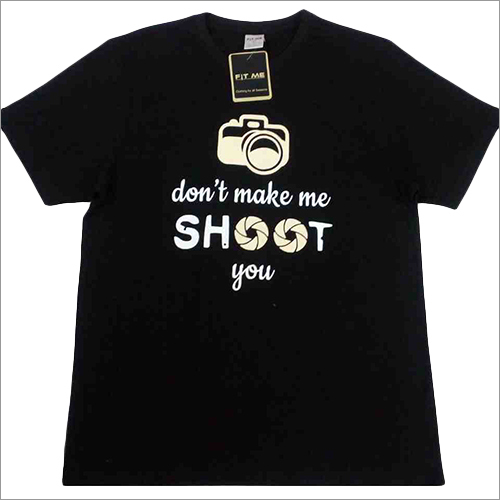 Cotton Mens Round Neck T-Shirt