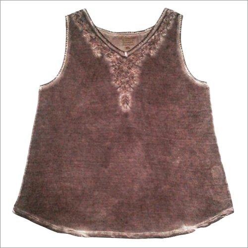Ladies Dyed Half Sleeves T-Shirt