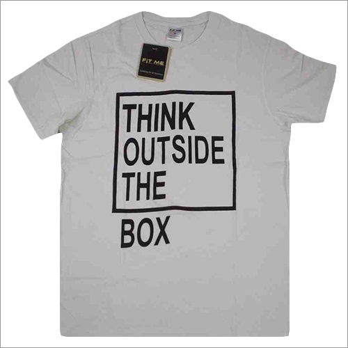 Mens Round Neck Printed T-Shirt