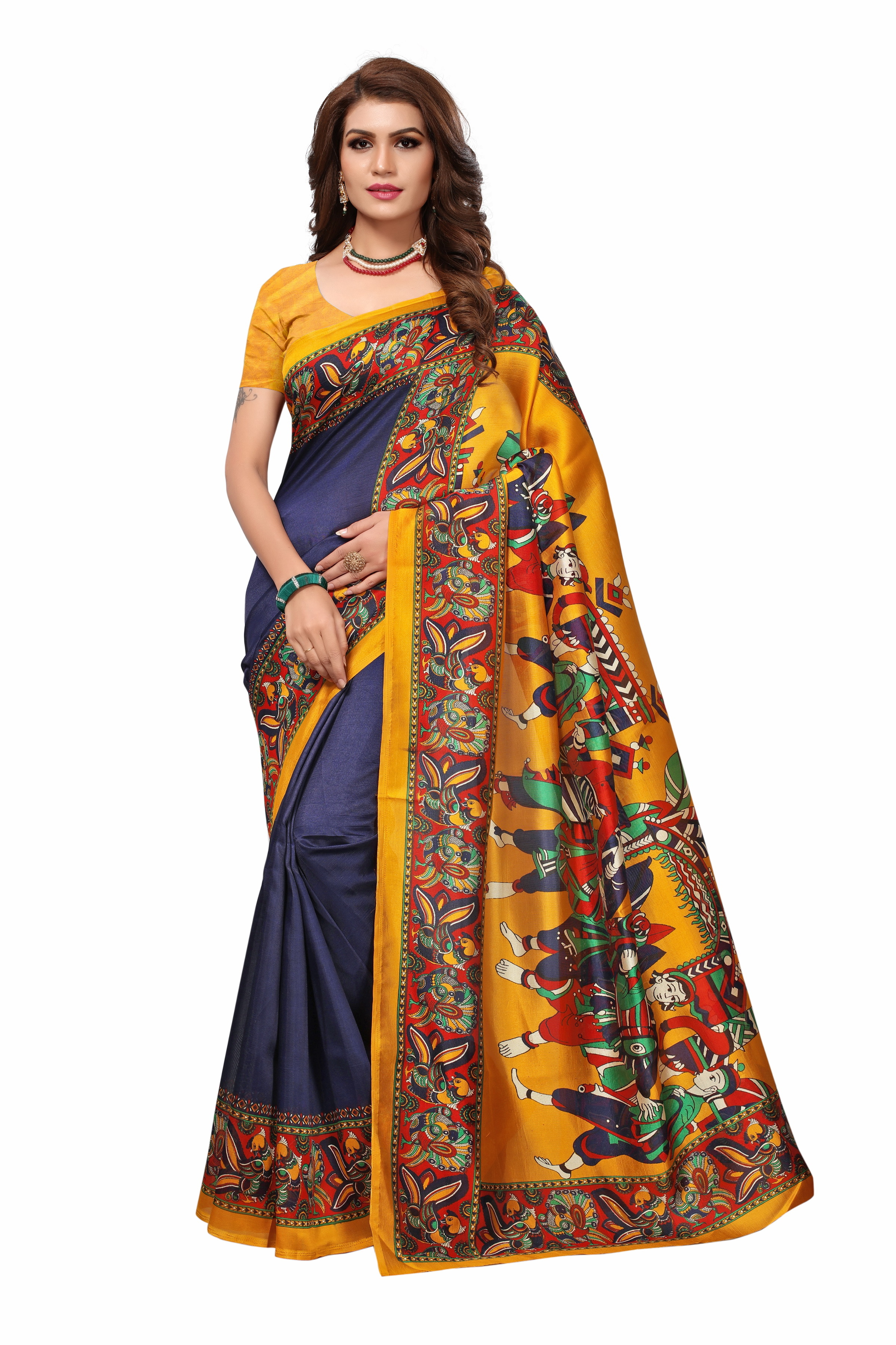 Shradda Printed silk Cotton saree
