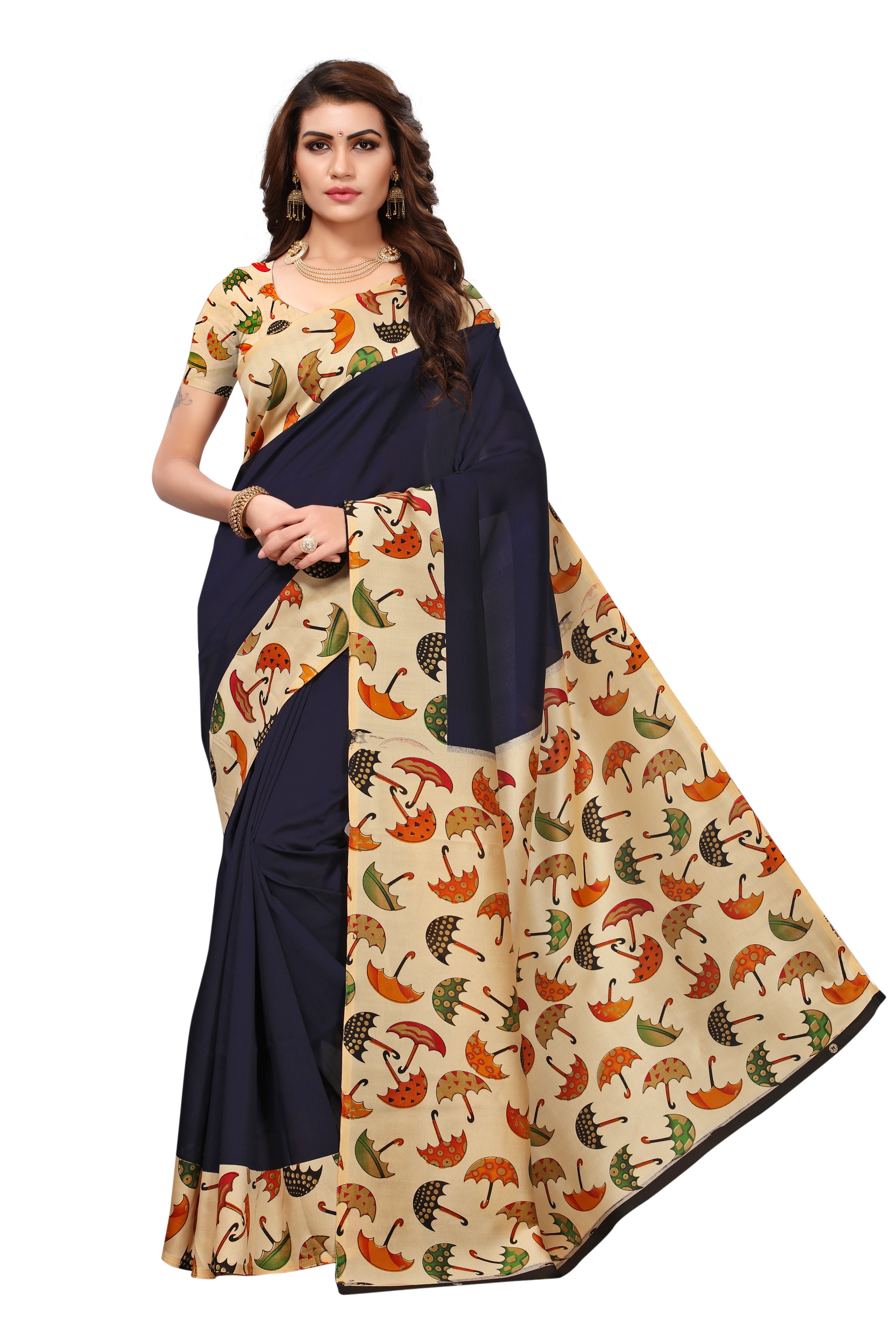 Umbrella Cotton Silk saree