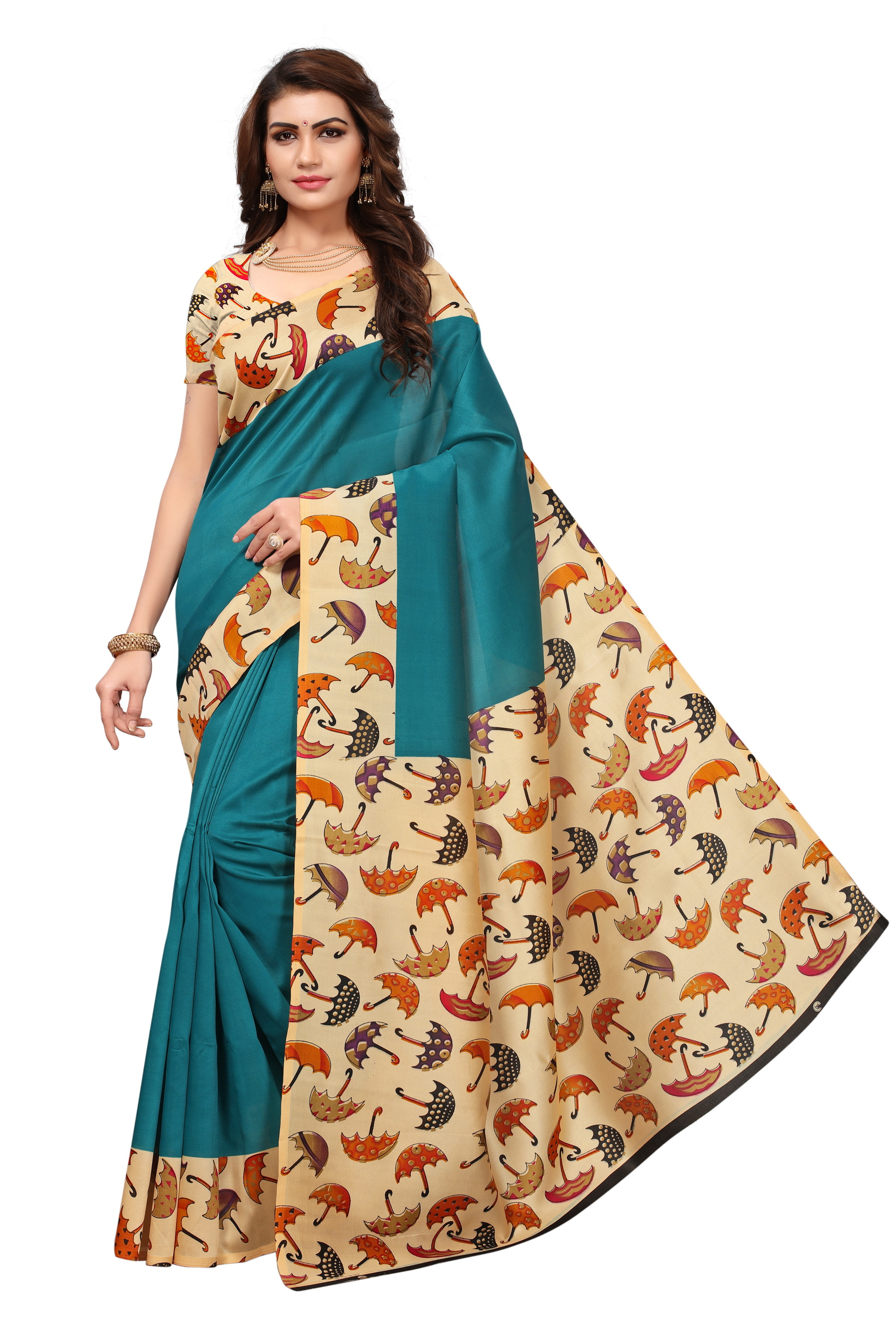 Umbrella Cotton Silk saree