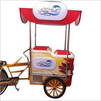 Steel Printed Ice Cream Trolley
