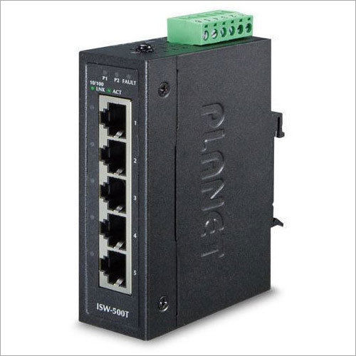 Industrial 5 Port Compact Ethernet Switch Power Consumption: Electric