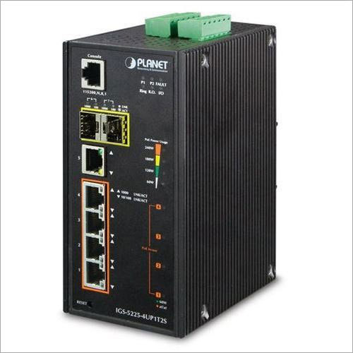 Industrial Managed 4-Port PoE Switch