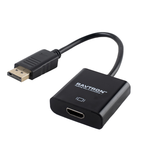 Black Dp M To Hdmi F Converter