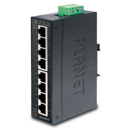 Industrial Gigabit 8 Port Ethernet Switch Application: Lan Capable